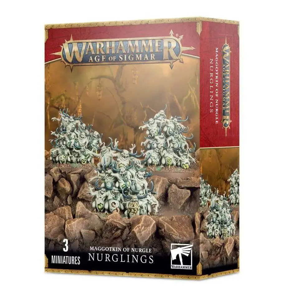Warhammer Age of Sigmar Maggotkin of Nurgle Nurglings Miniature
