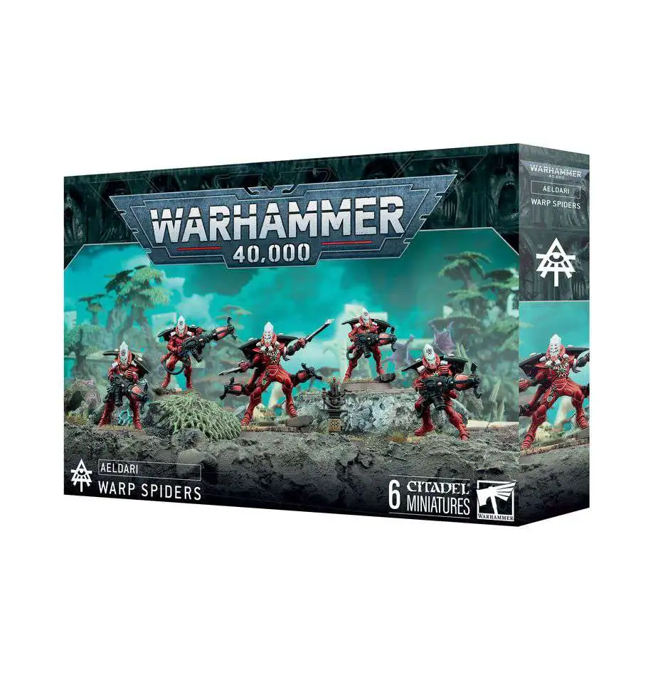 Warhammer Aeldari / Eldar Warp Spiders Miniatures Set