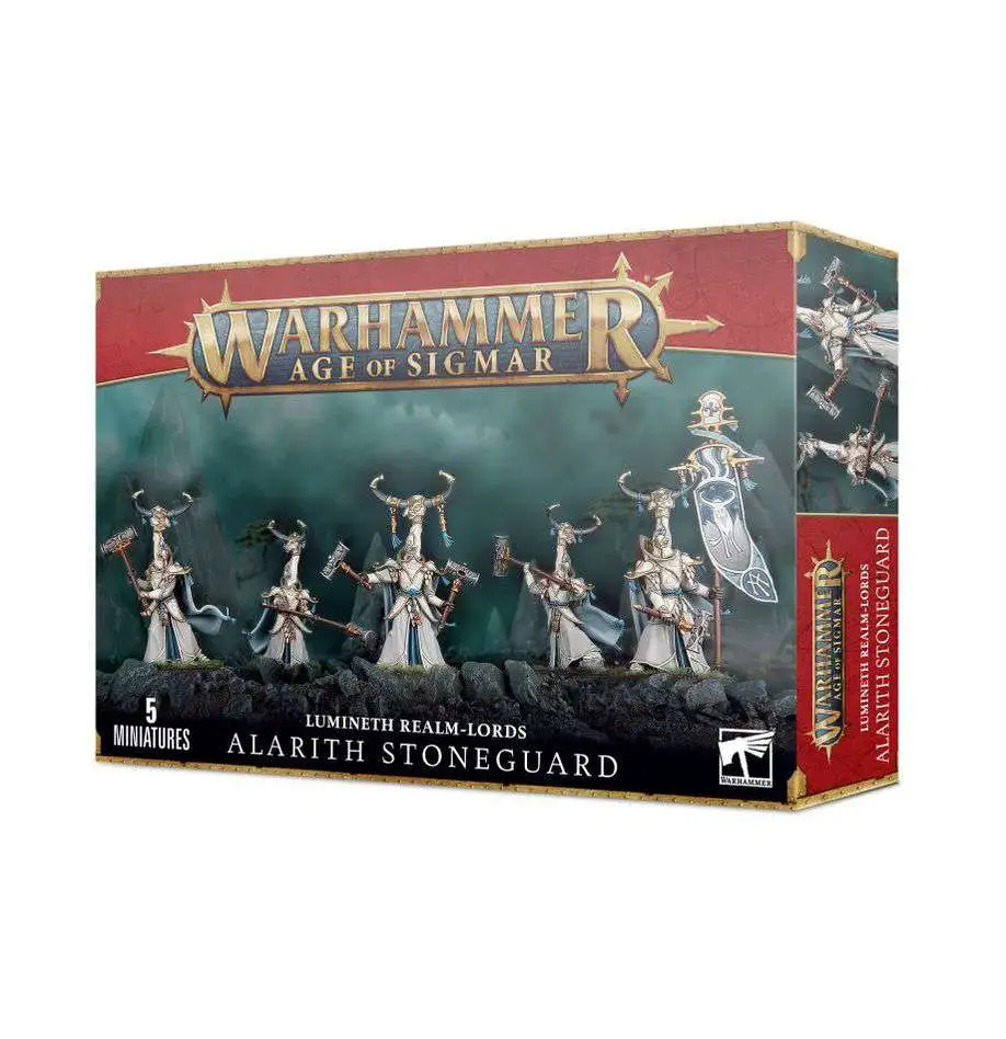 Warhammer Age of Sigmar Lumineth Realm Lords Alarith Stoneguard ...