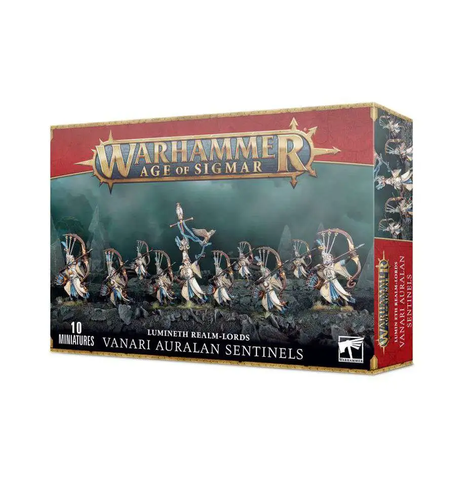 Warhammer Age of Sigmar Lumineth Realm Lords Vanari Auralan Sentinels Miniature