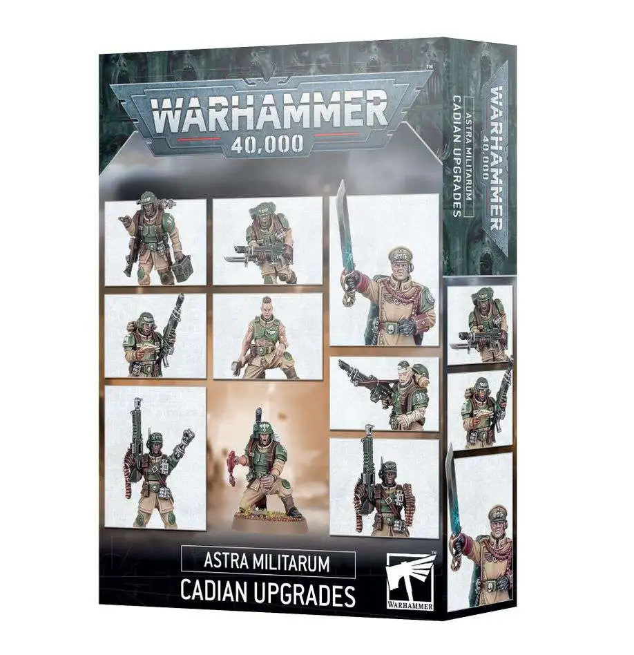 Warhammer 40000 Astra Militarum Cadian Upgrades Miniatures