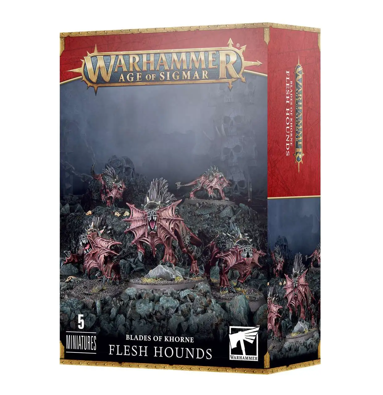 Warhammer Age of Sigmar Blades of Khorne Flesh Hounds Miniature