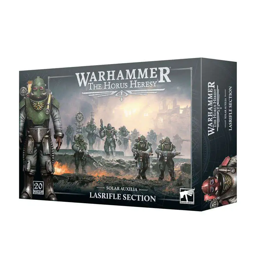 The Horus Heresy Solar Auxilia Lasrifle Section Miniatures