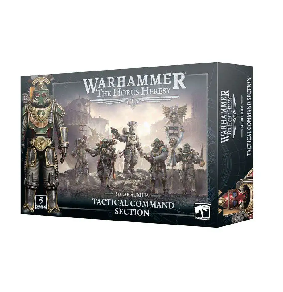 The Horus Heresy Solar Auxilia Tactical Command Section Miniature