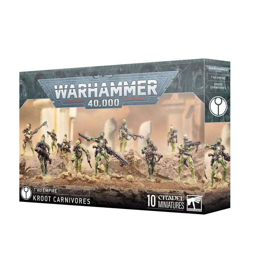 Warhammer 40,000 Tau Empire Kroot Carnivores Miniatures