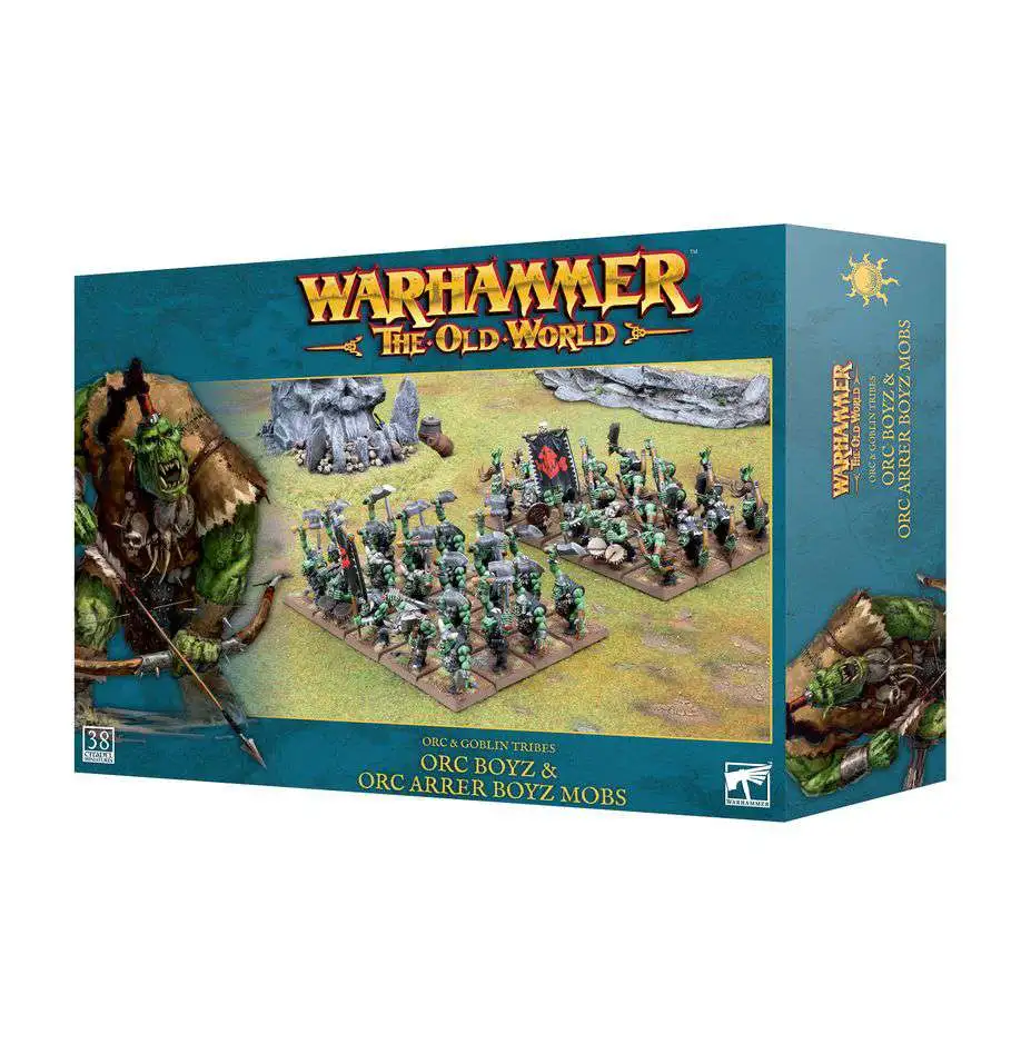 The Old World Orc & Goblin Tribes Orc Boyz & Orc Arrer Boyz Mobs Miniatures