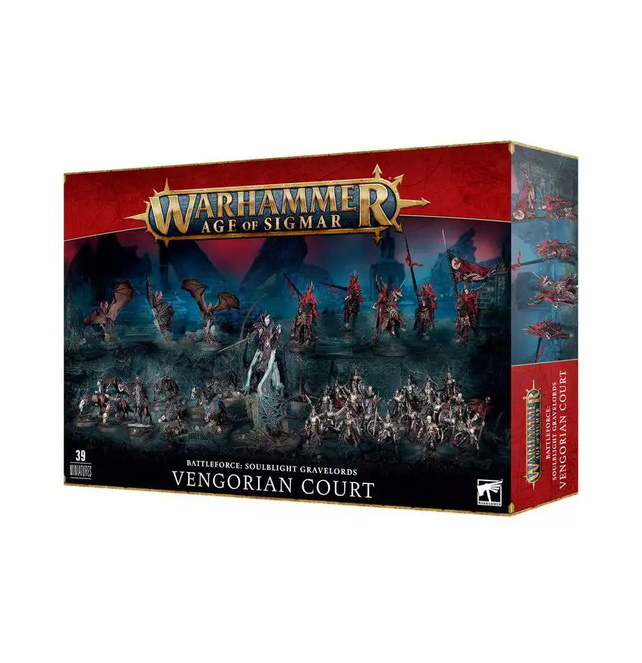 Warhammer Age of Sigmar Soulblight Gravelords Vengorian Court Miniatures