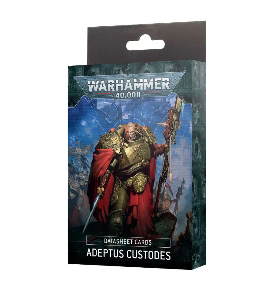 Warhammer 40,000 Datasheet Cards Adeptus Custodes Data Cards