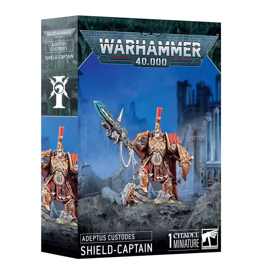 Warhammer 40,000 Adeptus Custodes Shield Captain Miniatures