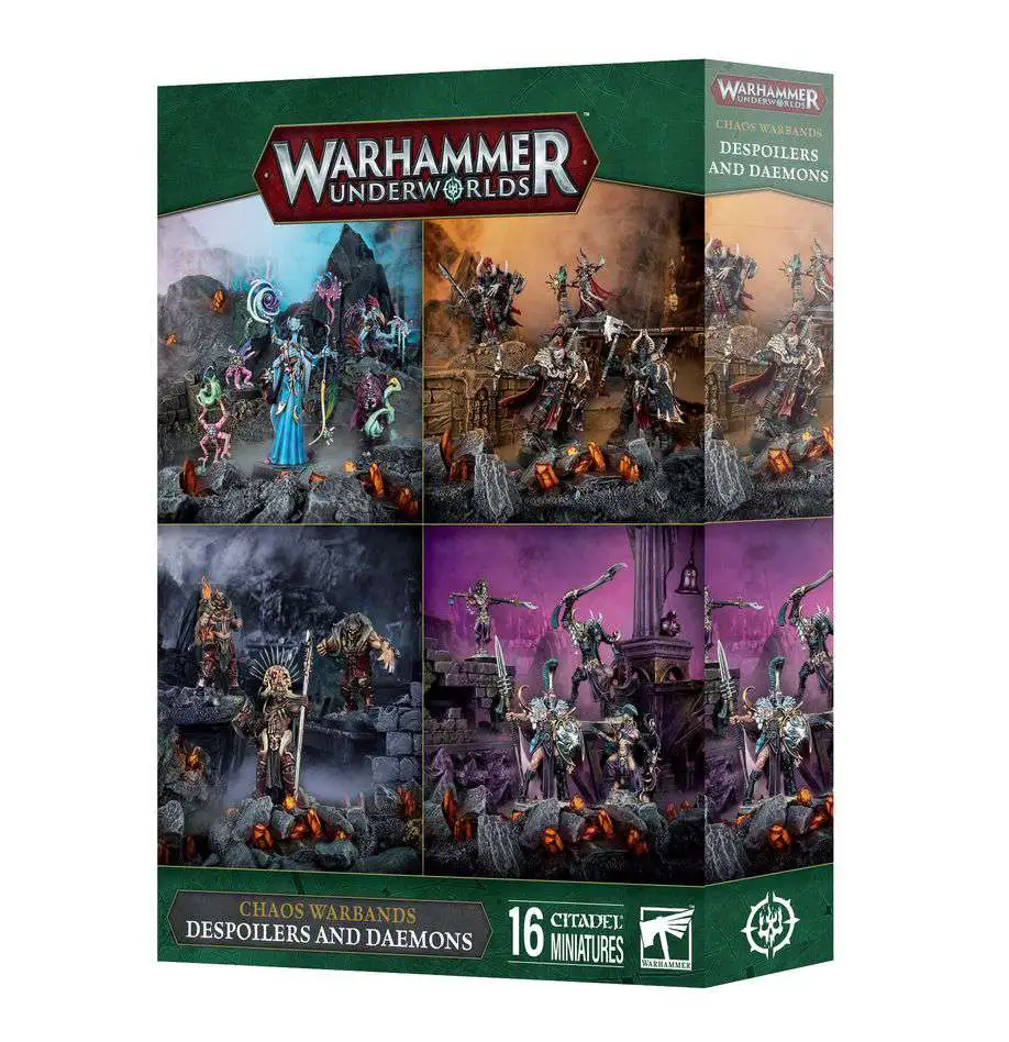 Warhammer Underworlds Chaos Warband Despoilers and Daemons