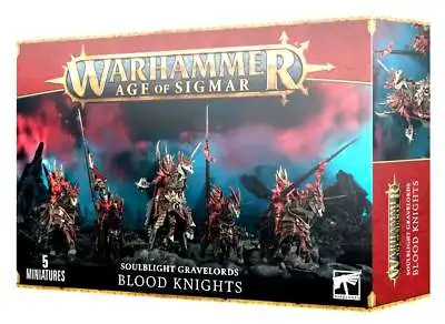 Age of Sigmar Soulblight Gravelords Blood Knights miniatures