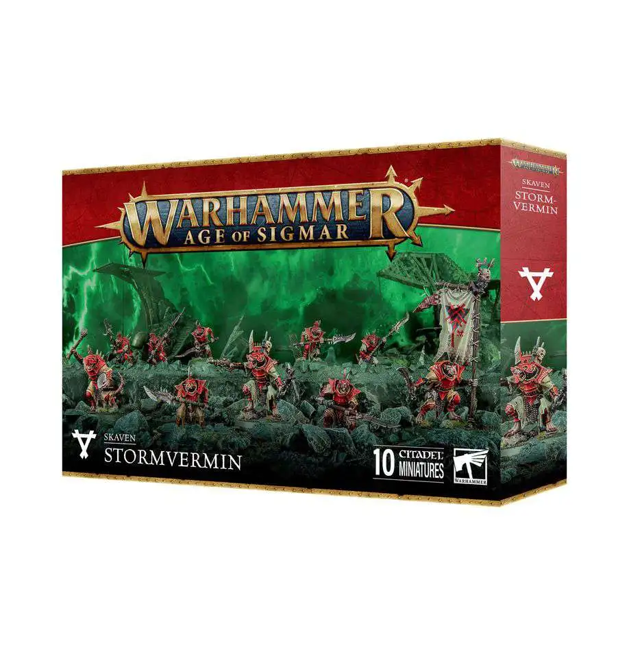 Age of Sigmar skaven Stormvermin miniatures
