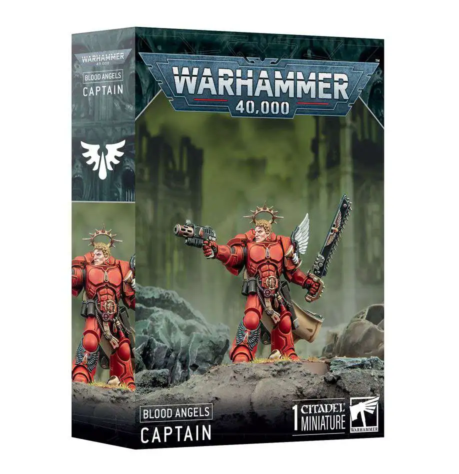 Warhammer 40,000 Blood Angels Captain Miniature