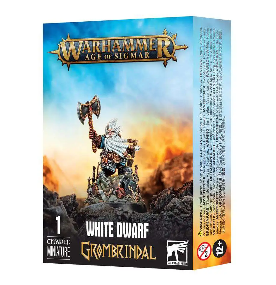 Age of Sigmar White Dwarf Grombrindal SE miniatures