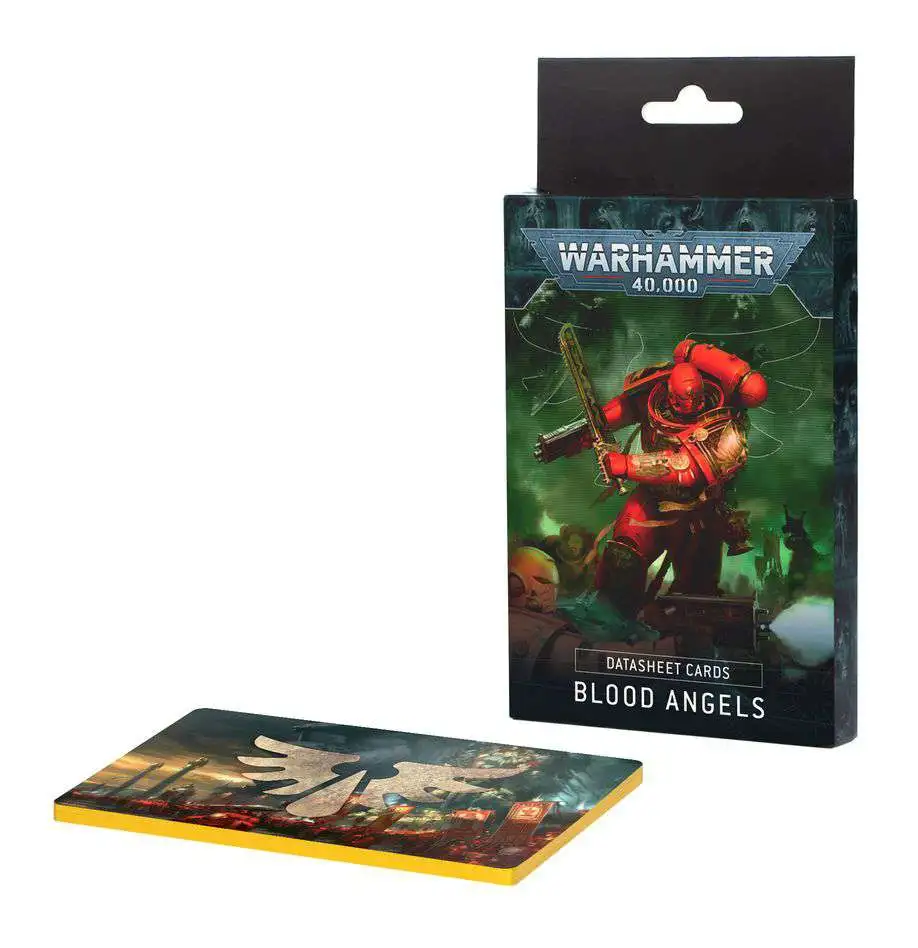Warhammer 40,000 Blood Angels Data Cards