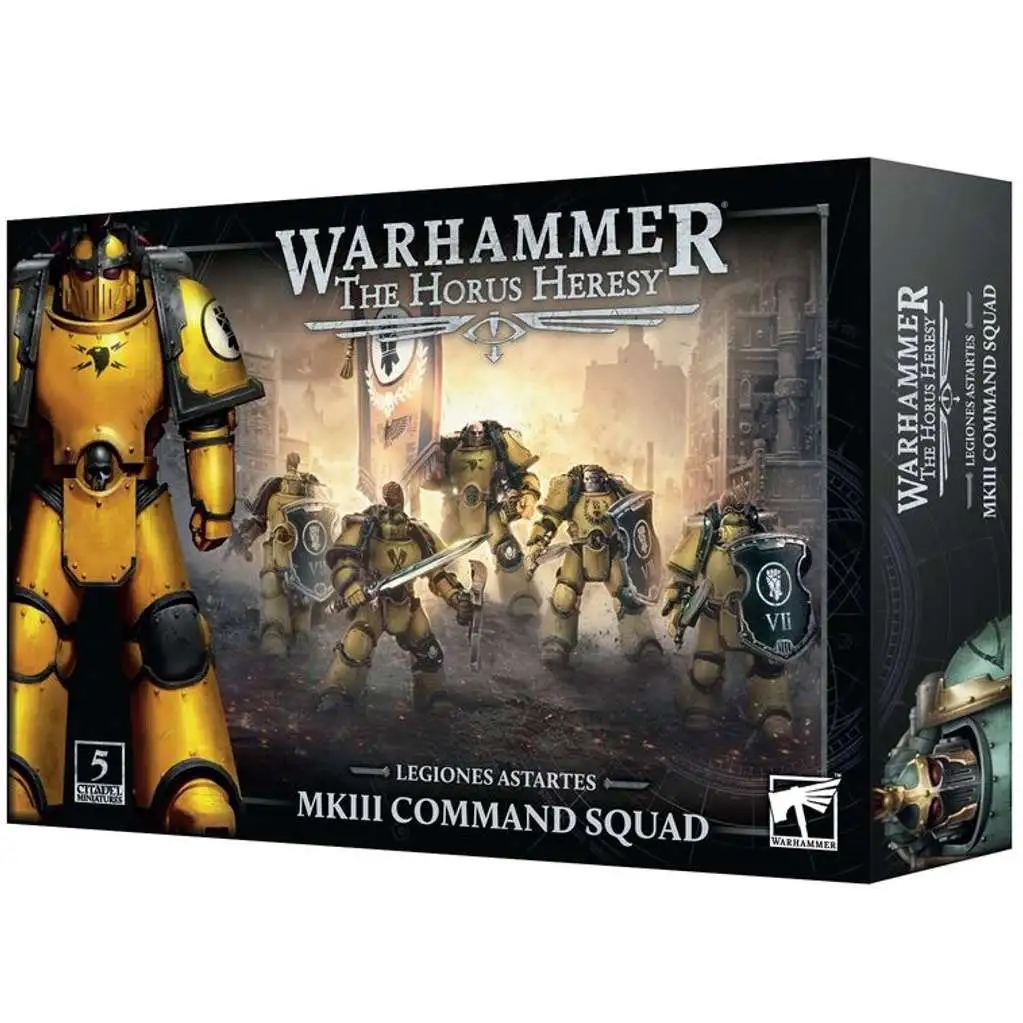 Warhammer: The Horus Heresy Legiones Astartes MKIII Command Squad Miniatures