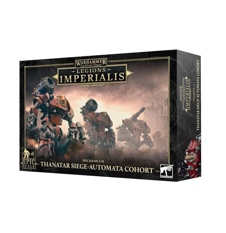 Legions Imperialis Mechanicum Thanatar Siege-Automata Cohort miniatures
