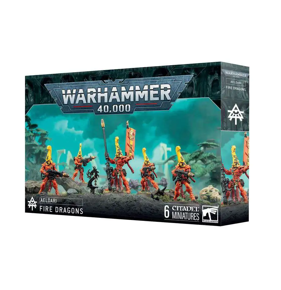 Warhammer 40,000 Aeldari Fire Dragons Miniatures