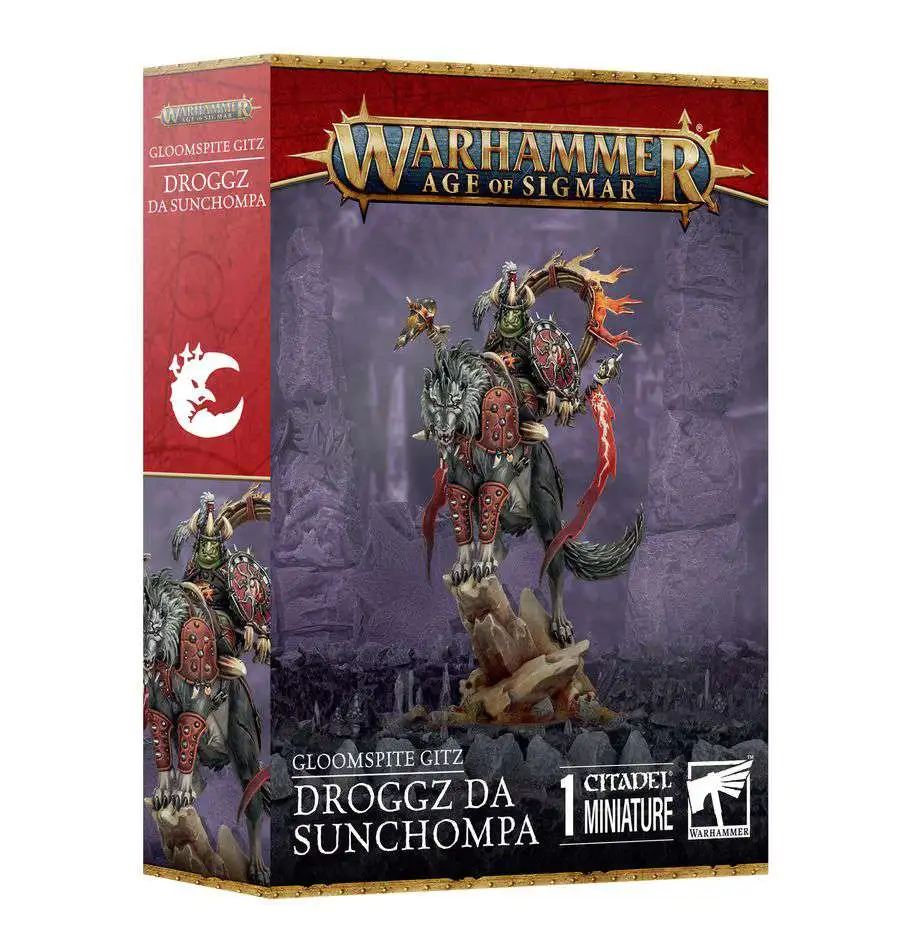 Warhammer Age of Sigmar Gloomspite Gitz Droggz Da Sunchompa Miniature