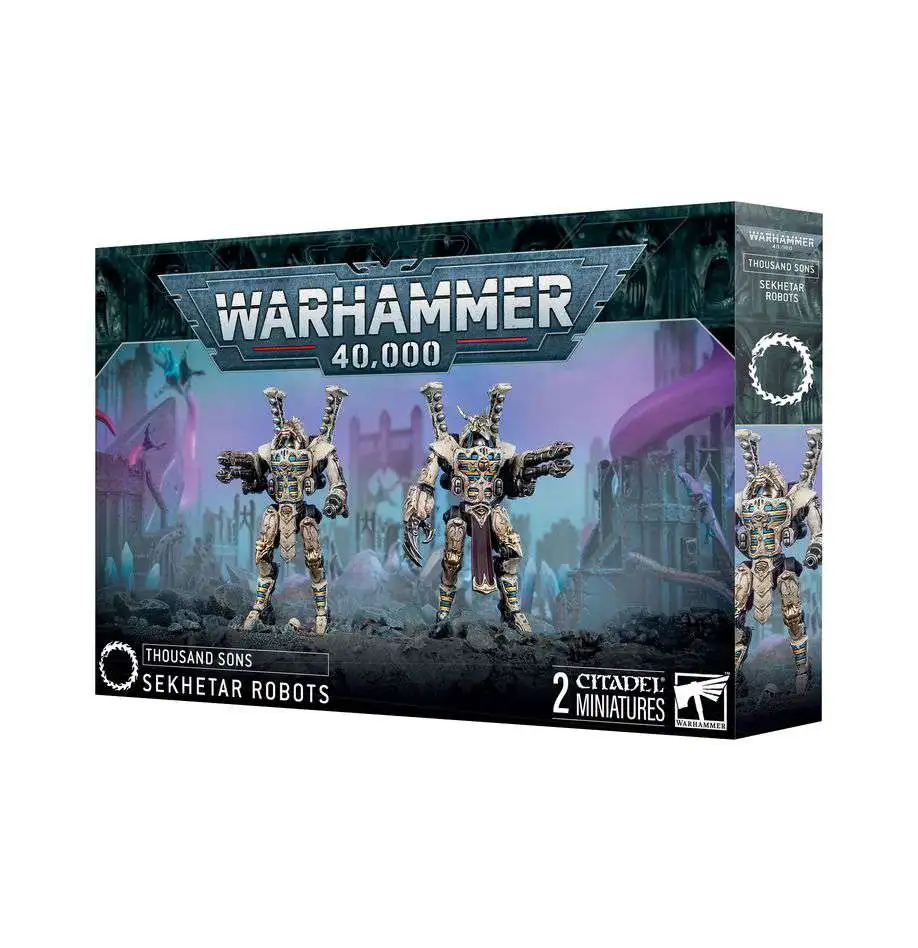 Warhammer 40,000 Thousand Sons Sekhetar Robots Miniatures Set