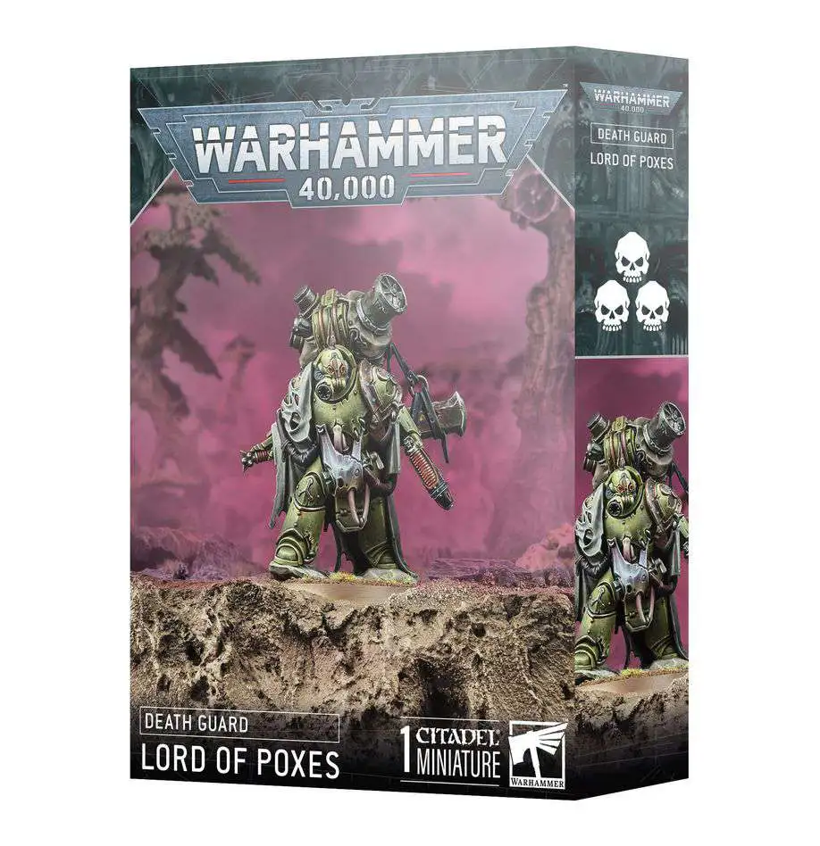 Warhammer 40,000 Death Guard Lord of Poxes Miniatures Set