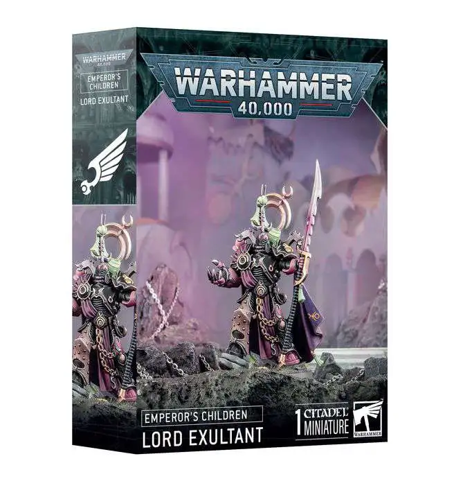 Warhammer 40,000 Emperor's Children Lord Exultant Miniature
