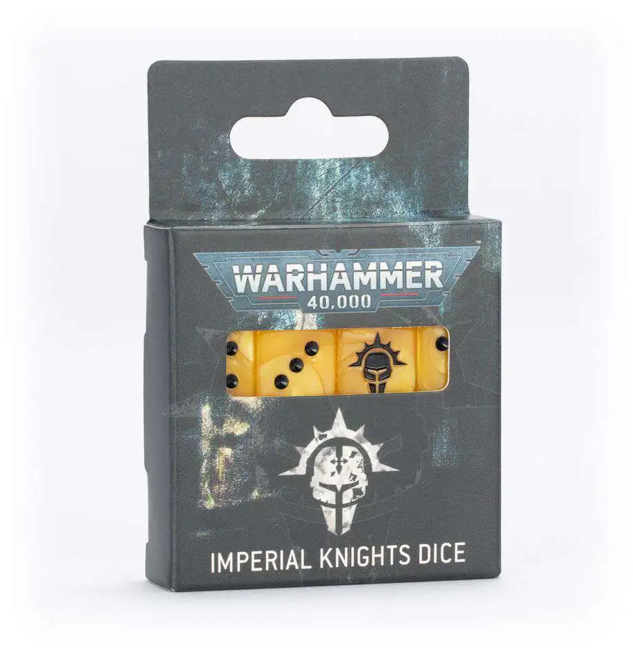 Warhammer 40,000 Imperial Knights Dice Set Miniatures Set