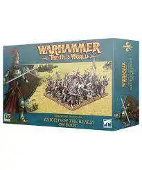 Warhammer The Old World Kingdom of Bretonnia Knights of the Realm on Foot Miniature