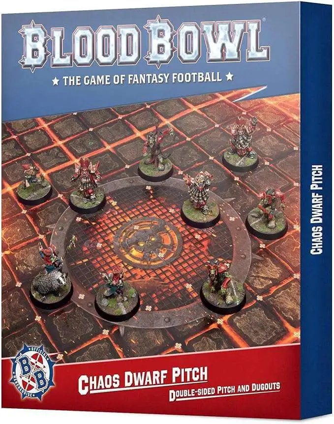 Blood Bowl Chaos Dwarf Pitch Game Accessory