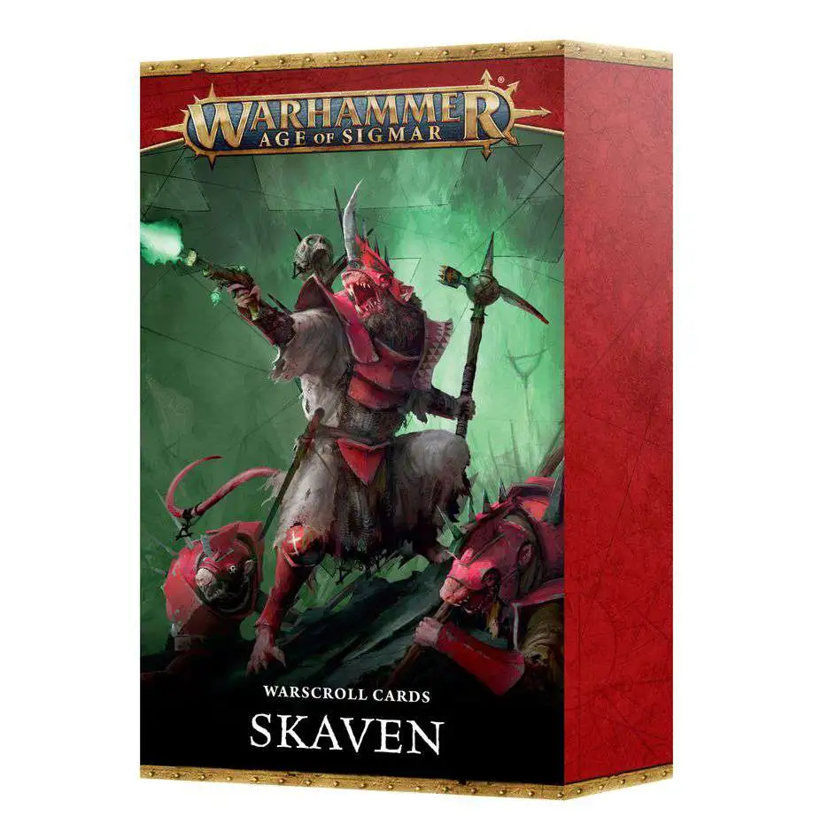 Age of Sigmar Warscroll Cards Skaven Rule Book