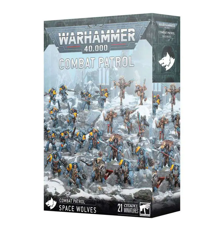 ミニカー Warhammer40,000CombatPatrol:Space Wolves Warhammer 40,000 Space Wolves Combat Patrol Miniature Set