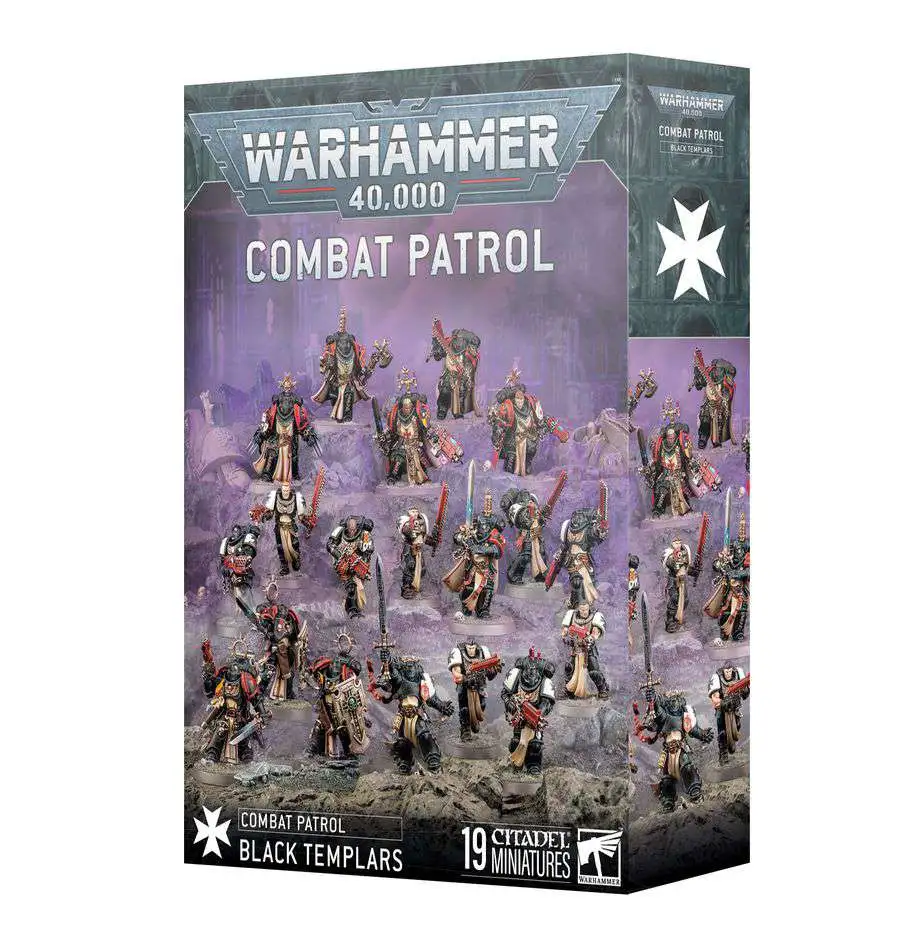 Warhammer 40,000 Black Templars Combat Patrol Miniatures [2025]