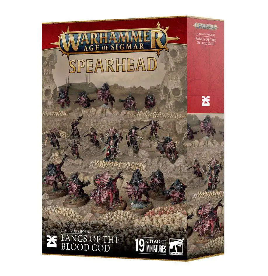 Age of Sigmar Blades of Khorne Fangs of the Blood God Miniature [Spearhead]