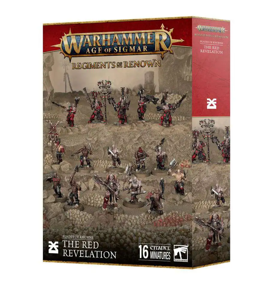 Age of Sigmar Blades of Khorne The Red Revelation Miniature [Regiments of Renown]