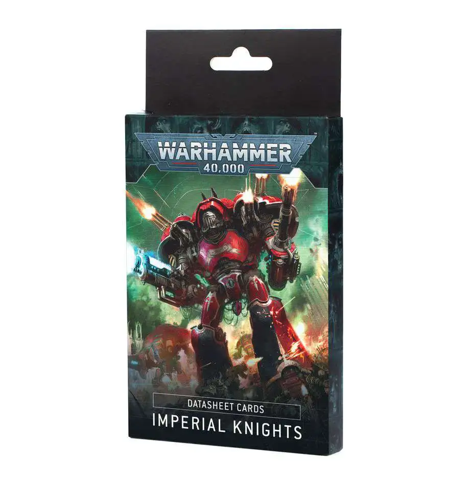 Warhammer 40,000 Imperial Knights Data Cards Miniatures Set