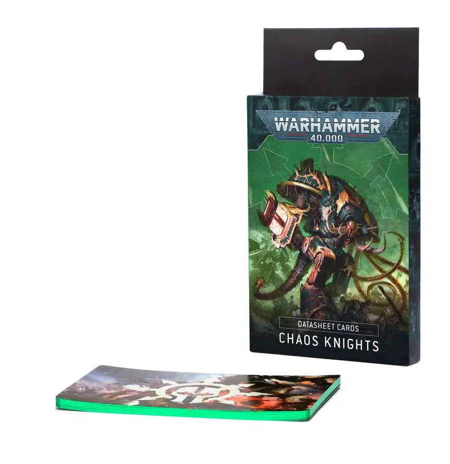 Warhammer 40,000 Chaos Knights Datacards [10th Edition]