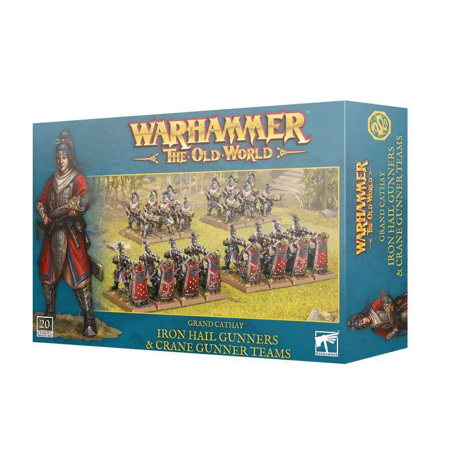Warhammer The Old World Grand Cathay Iron Hail Gunners & Crane Gunner Team