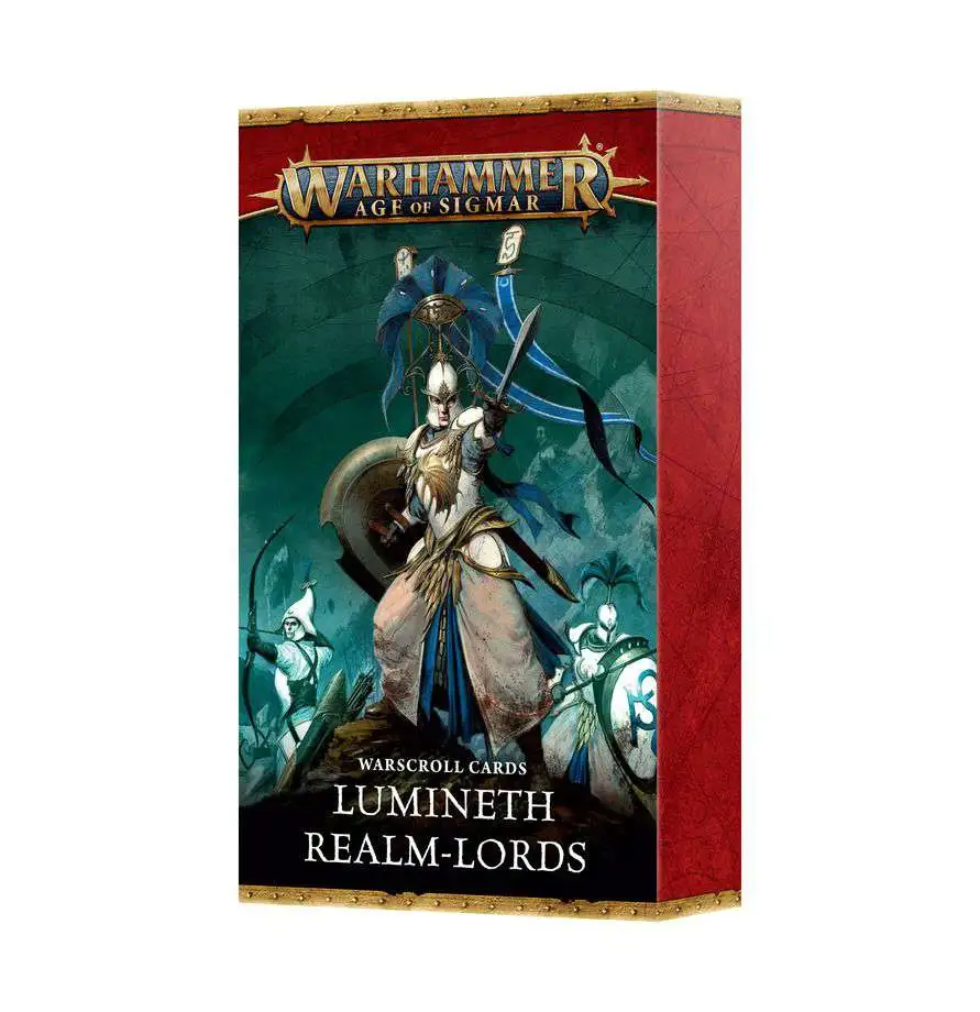 Warhammer Age of Sigmar Lumineth Realm-lords Warscroll Cards