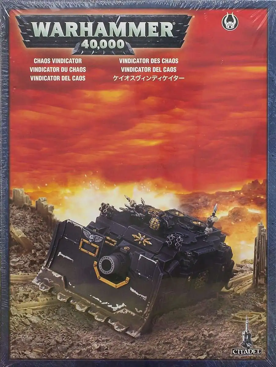 Warhammer 40,000 Chaos Space Marines Vindicator Tank Miniature [Black Box]