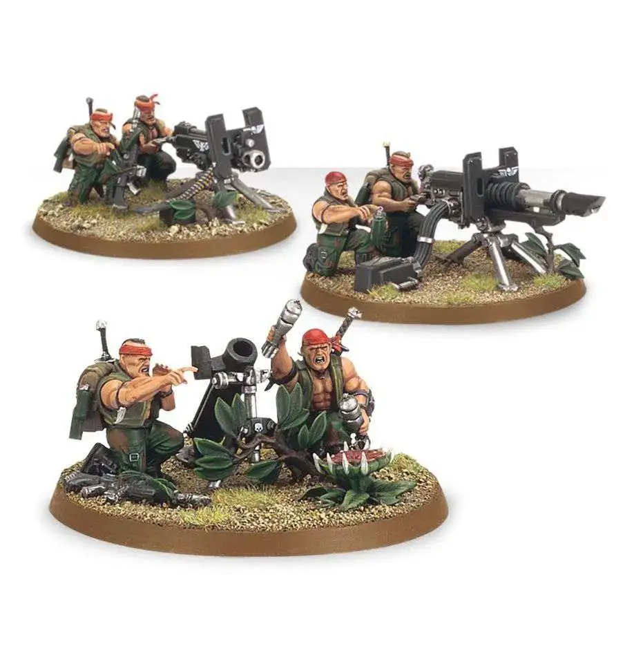 Warhammer 40,000 Astra Militarum Catachan Heavy Weapon Squad [Black Box]