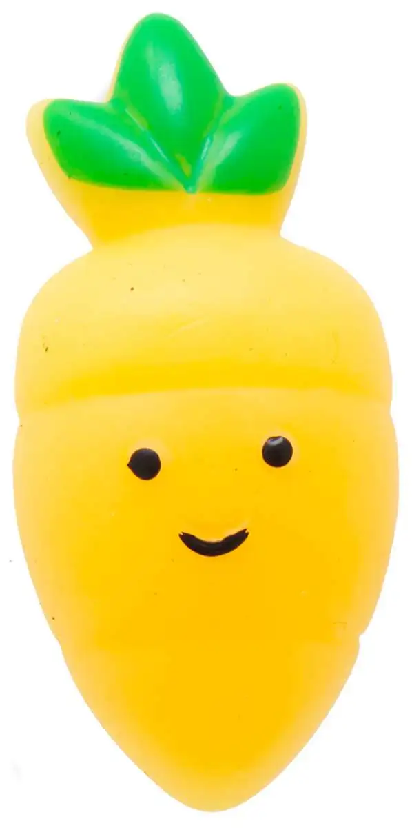 Scrunchems Squishy Buddies Vegtastic Carrot 2-Inch Sensory Stress Toy