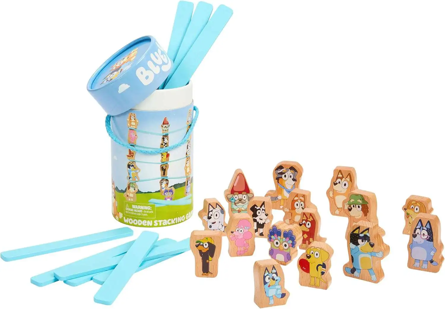 Bluey Wooden Stacking Game [26 Pieces]