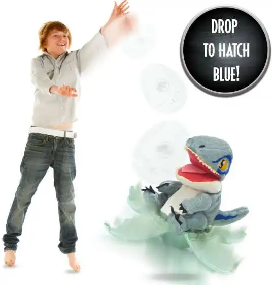 Jurassic World Drop 'N' Pop Blue Plush