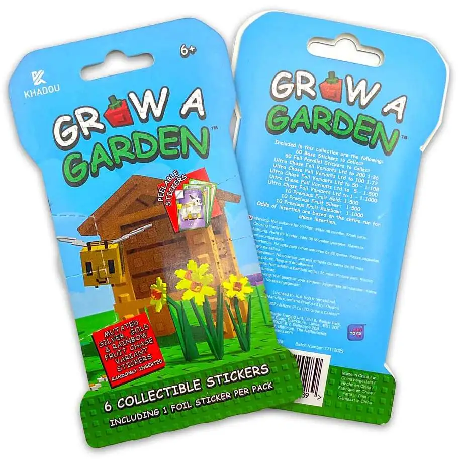 Grow a Garden Sticker Pack [6 Stickers]