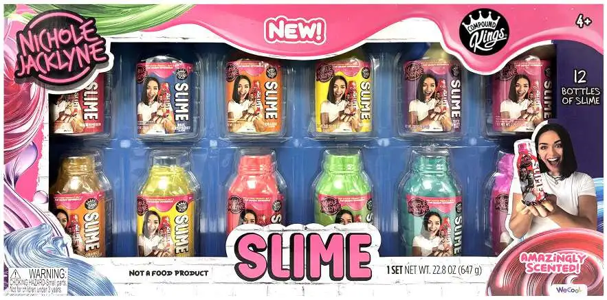 Compound Kings Nichole Jacklyne Amazing Scented Slime Slime 12-Pack