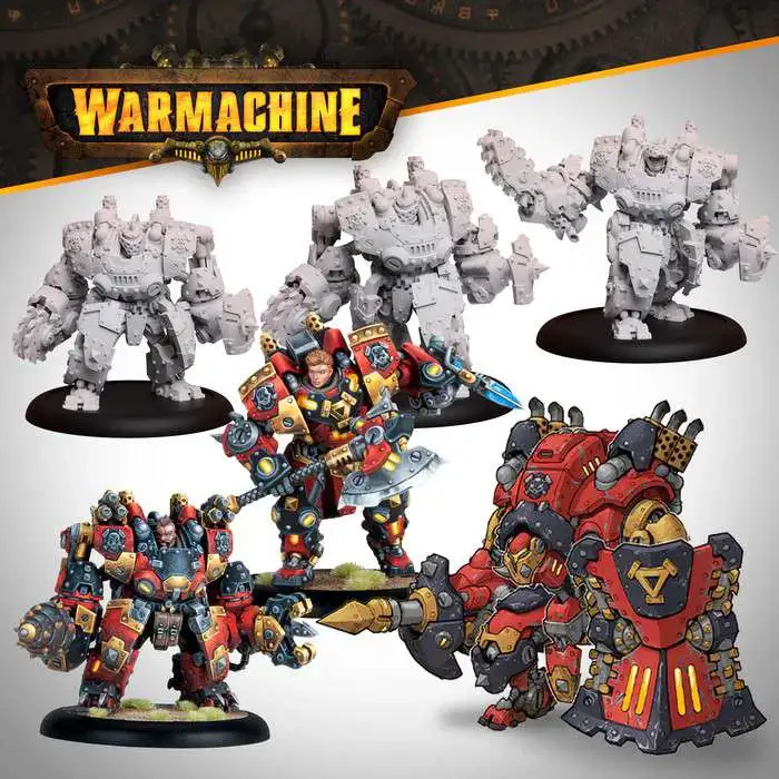Warmachine Khador Annihilators Miniature [Command Cadre Set]