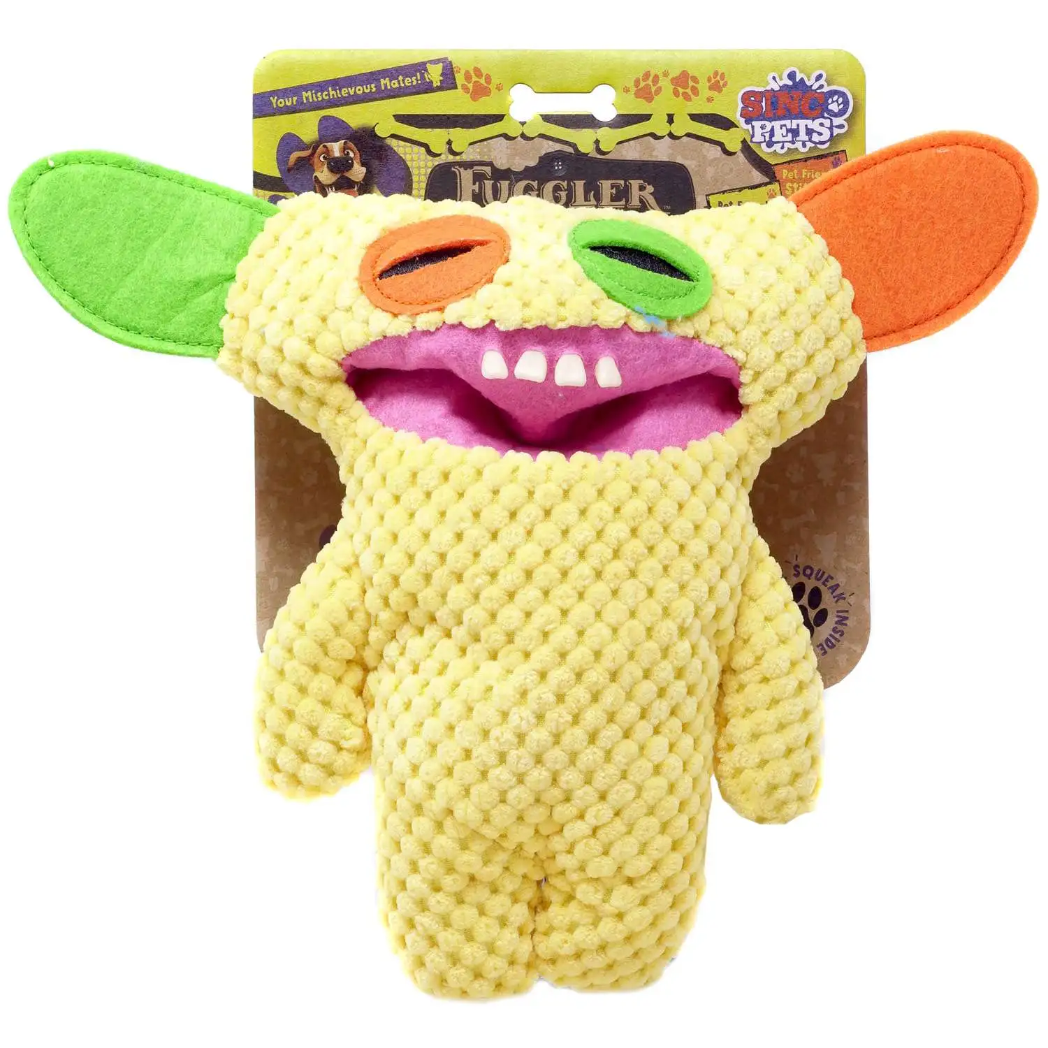 Fuggler Dog Toy [Yellow, RANDOM CHARACTER]