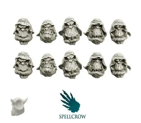 Umbra Turris Conversion Bits Orcs Desert Dogs Heads Miniatures