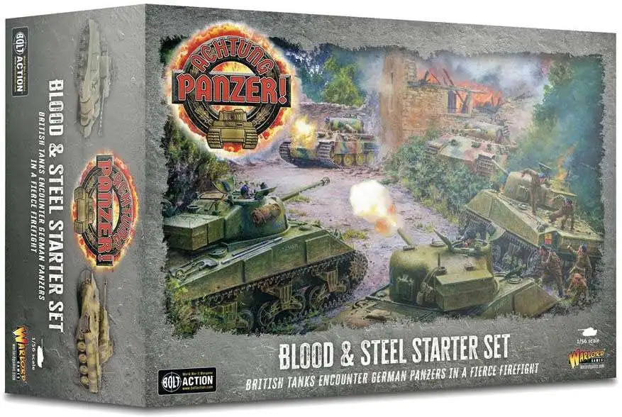Bolt Action WWII Wargame Achtung Panzer Blood & Steel Starter Set