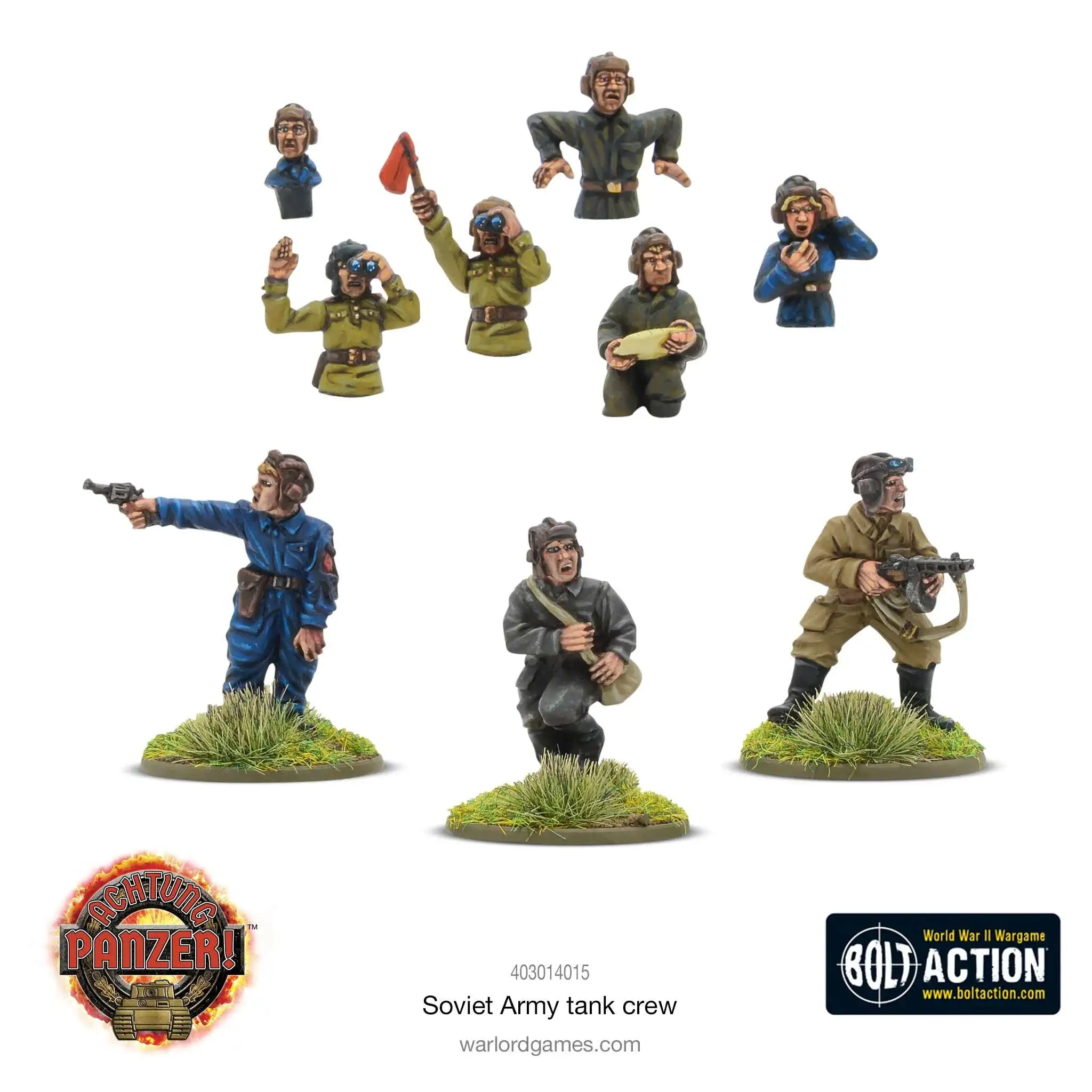 Bolt Action Soviet Army Tank Crew miniatures